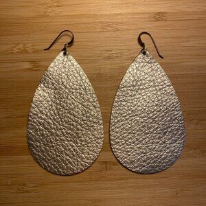 Nickel & Suede Lip Gloss Teardrops